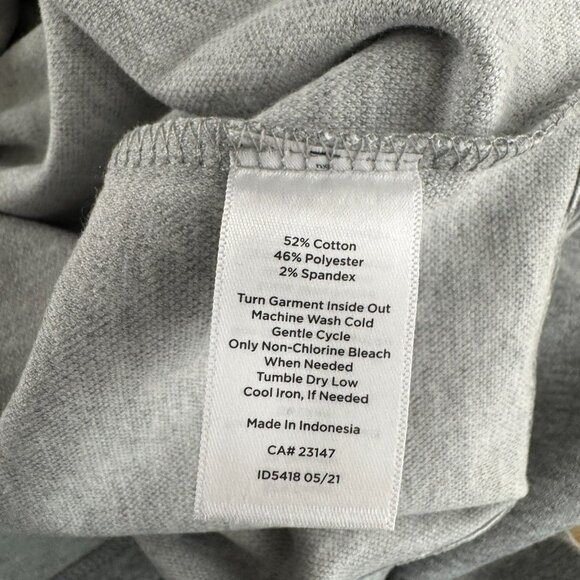 Talbots Funnel Neck Sweater Top 3X Snowflakes Gray Cotton Blend NWT TP-3298 - Picture 9 of 9